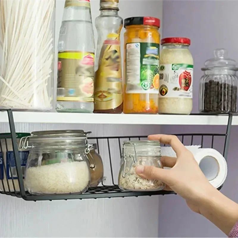 Under Desk Hanging Mesh Basket