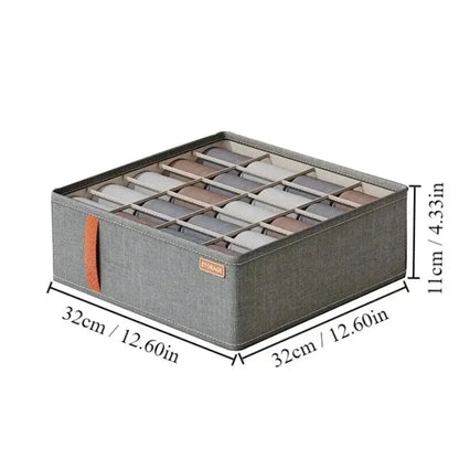 Dark Grey Underwear Storage Box