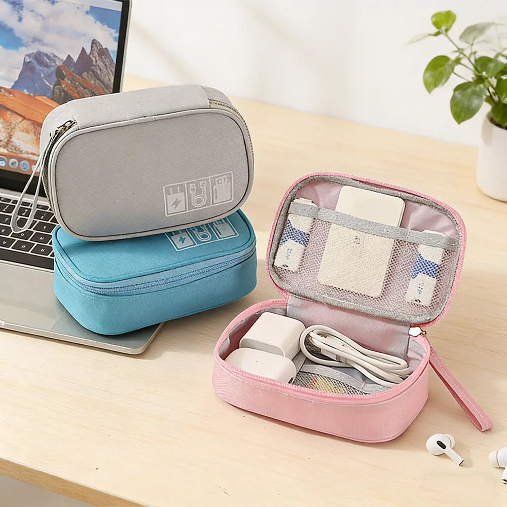 Travel Cable Organizer Pouch Electronics Storage Bag