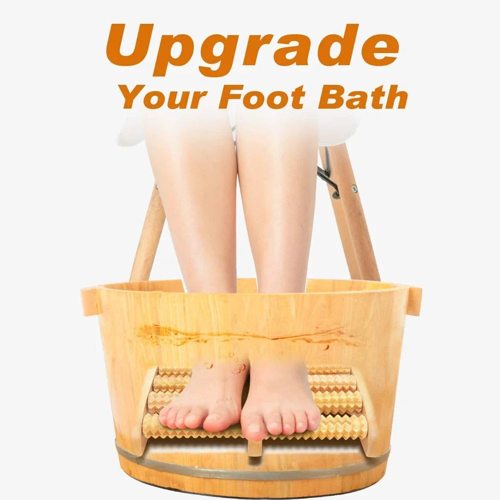 Wooden Foot Massage Roller