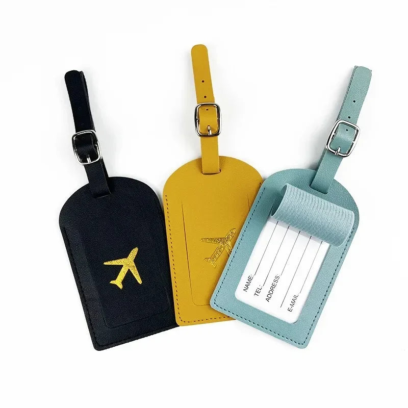 PU Leather Luggage Tag