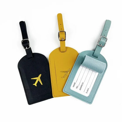 PU Leather Luggage Tag