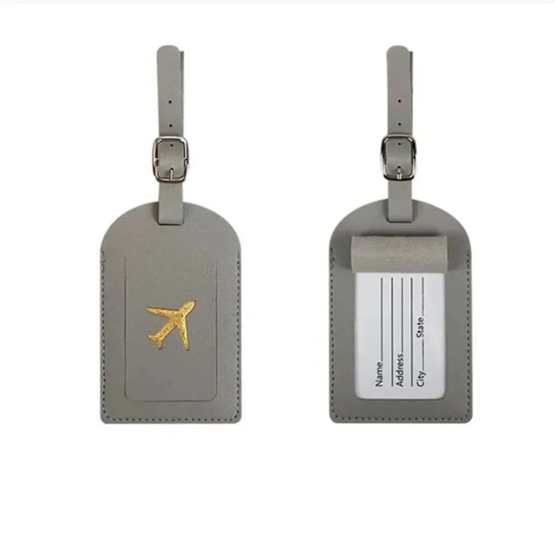 PU Leather Luggage Tag