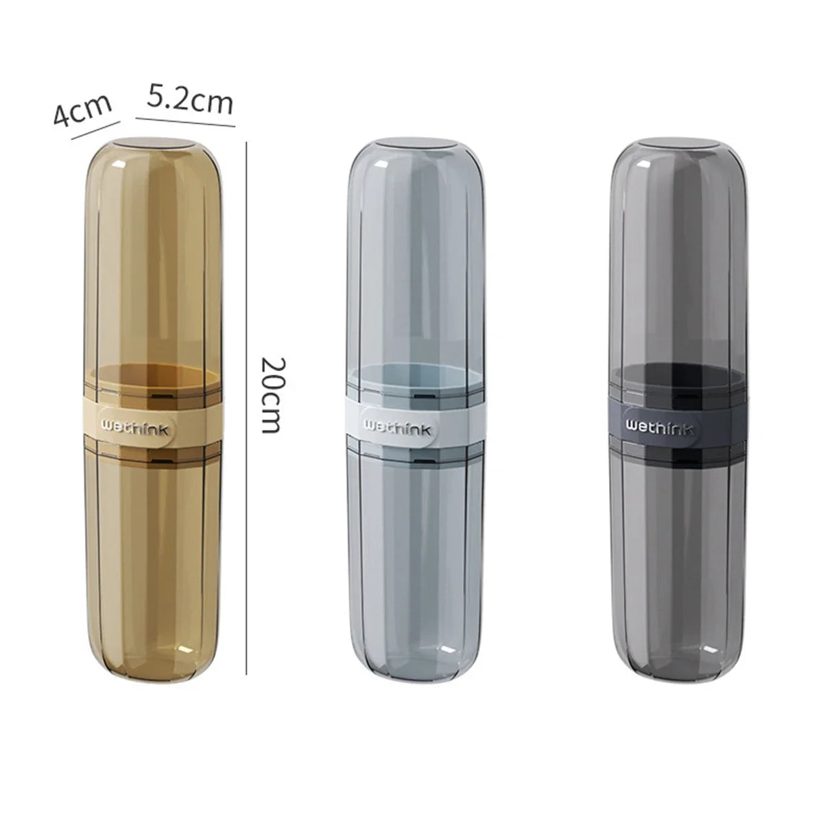 Portable Toothbrush Toothpaste Holder