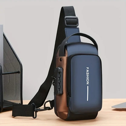 Durable Oxford Fabric Men's Sling Bag