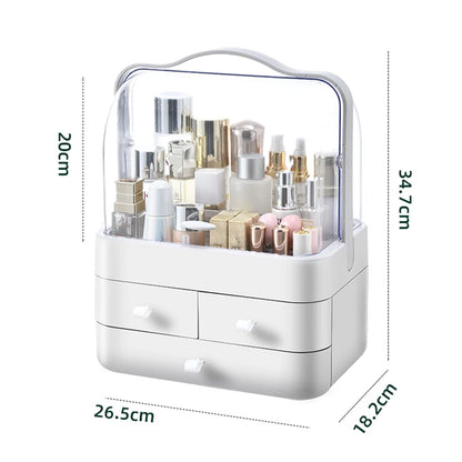 Dustproof Desktop Makeup Organizer Box
