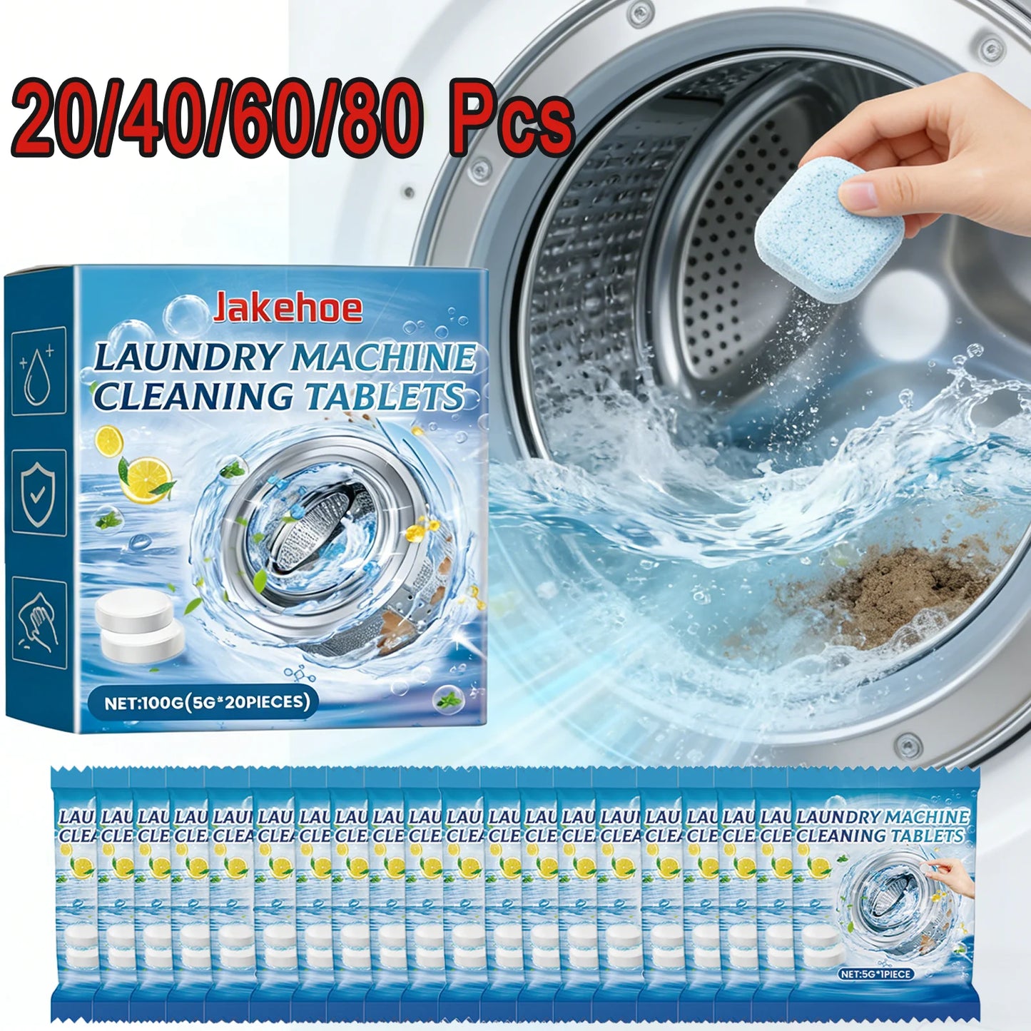 Struqt DrumClear™ - Premium Washing Machine Cleaner Tablets