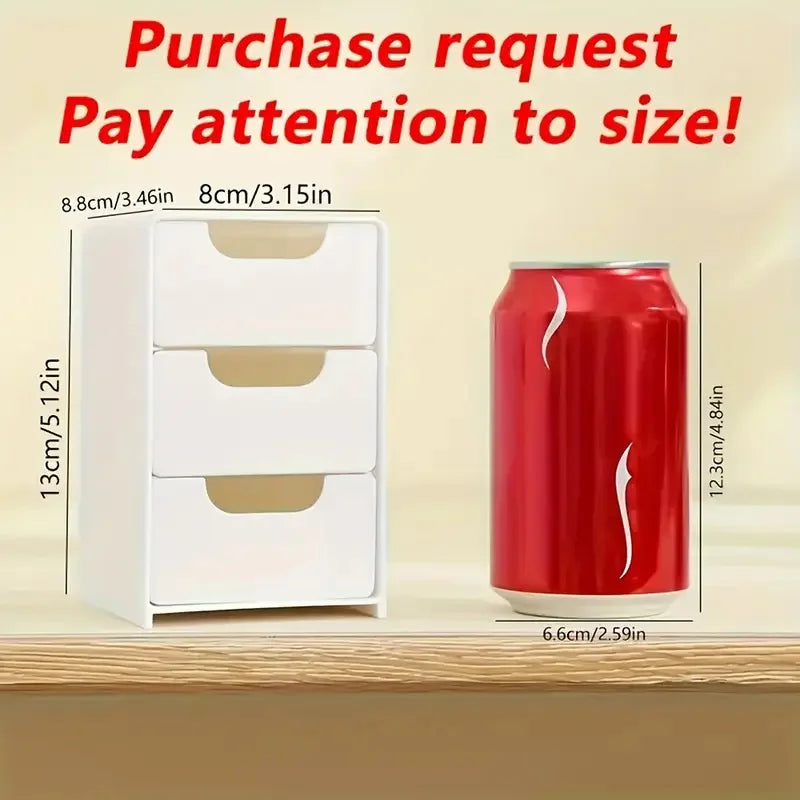 3 Tier Plastic Cosmetic Storage