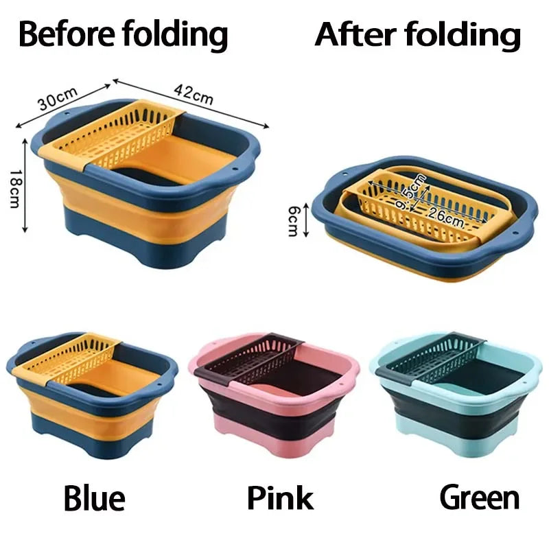 Foldable Silicone Strainer Basket