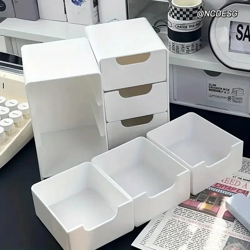 3 Tier Plastic Cosmetic Storage