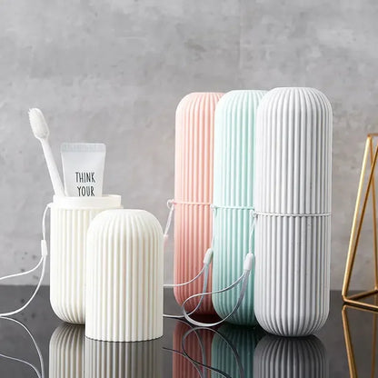 Portable Toothbrush Toothpaste Holder