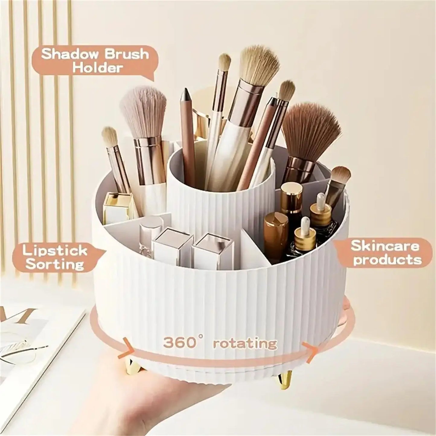 360 Rotating Makeup Holder