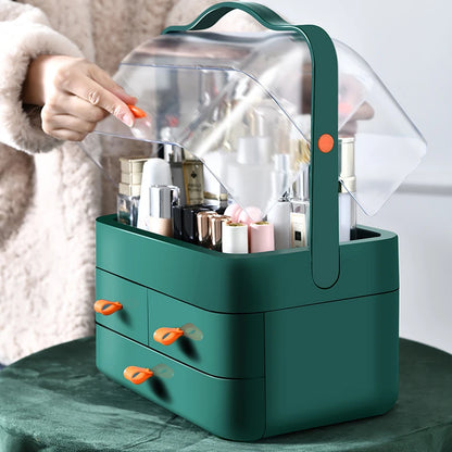 Dustproof Desktop Makeup Organizer Box