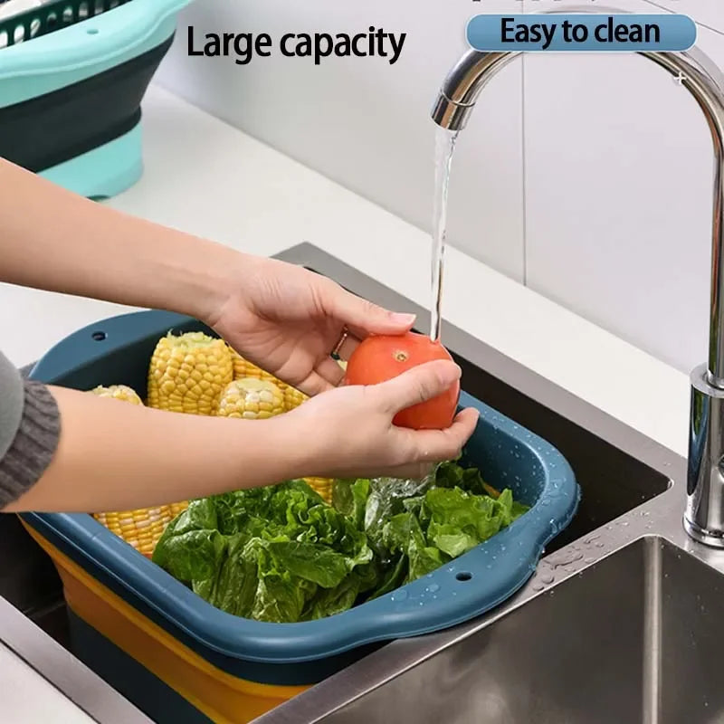 Foldable Silicone Strainer Basket