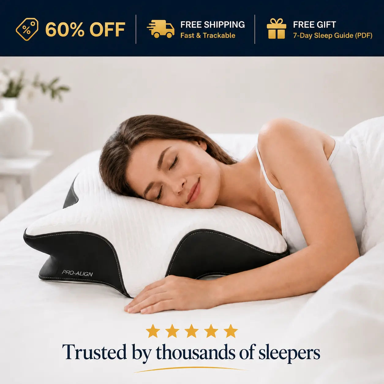 AlignRest™ - Designed to Help Reduce Neck Pressure While You Sleep