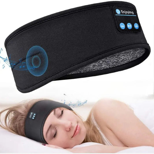 Bluetooth Headband Headphones Sleep Sports Music Eye Mask